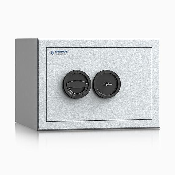 Sejf domowy SD 120-01 z zamkiem kluczowym, w kolorze RAL 7035
