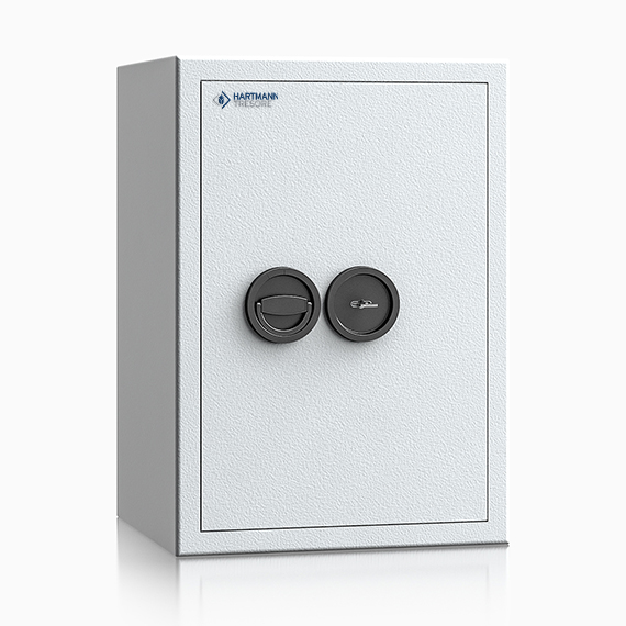 Sejf domowy SD 120-03 z zamkiem kluczowym, w kolorze RAL 7035