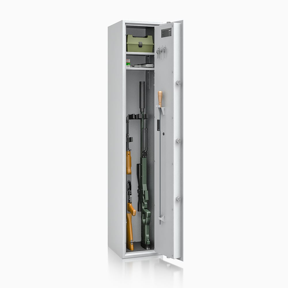 Szafa na broń SNB 60-02 z zamkiem na kod