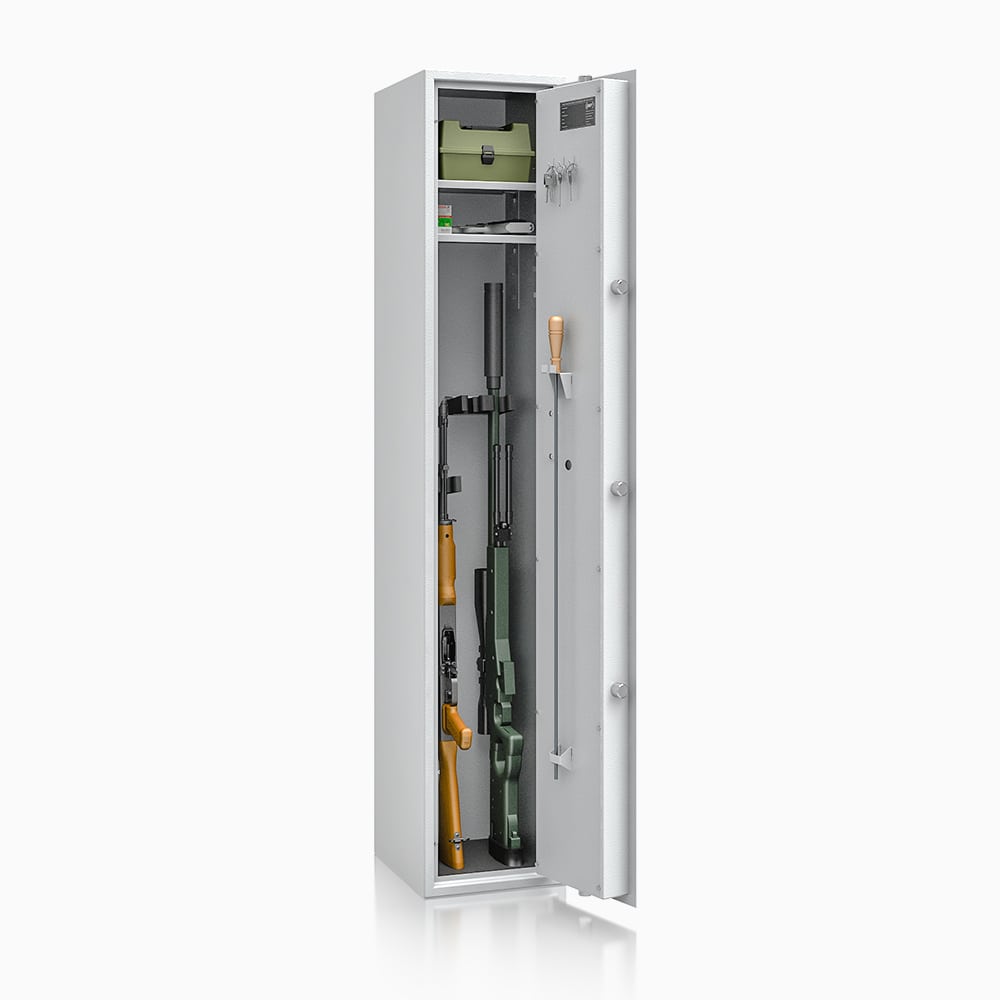 Szafa na broń SNB 60-02 z zamkiem kluczowym