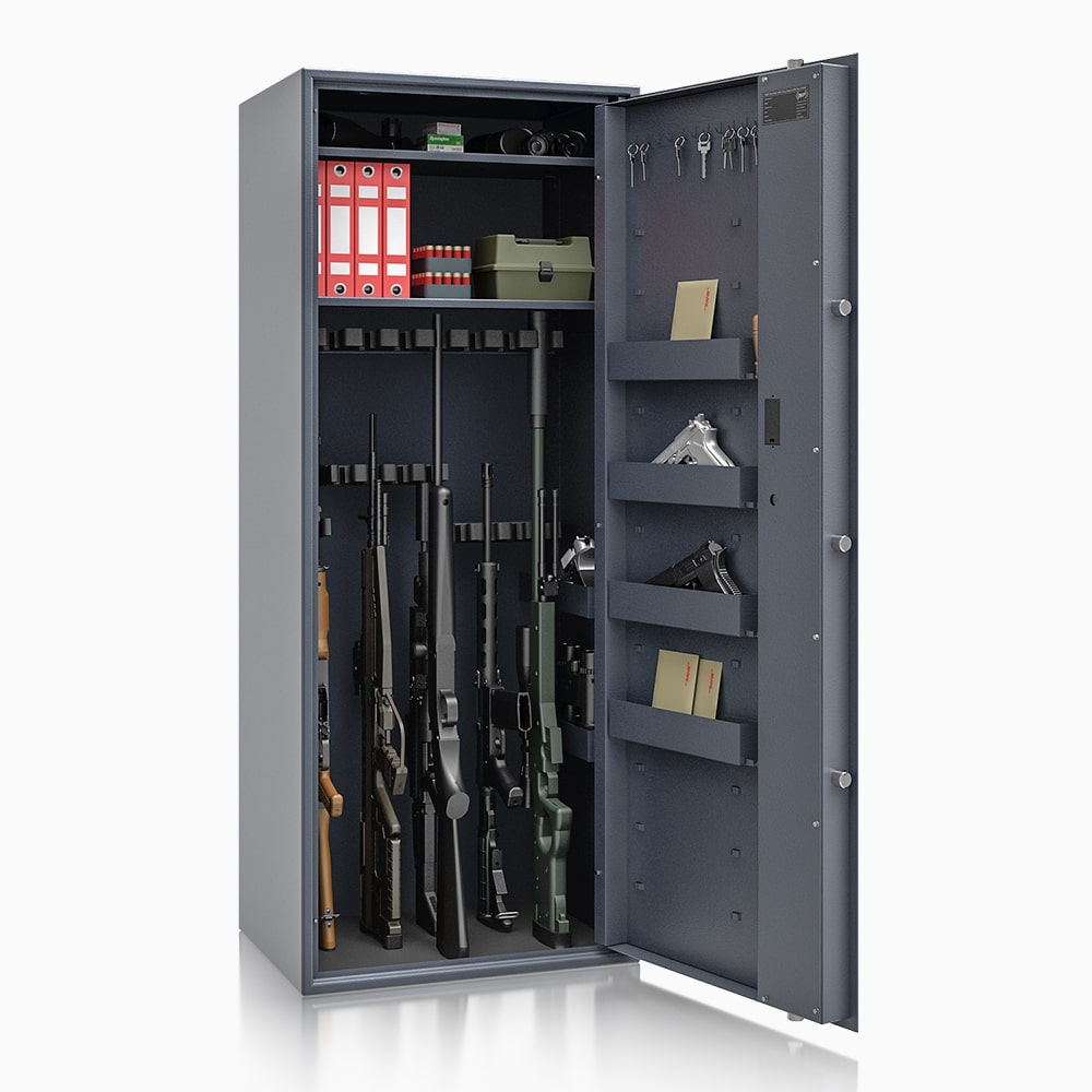 Szafa na broń SNB 60-09 z zamkiem na kod